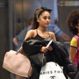  Exclusive - Ariana Grande et Tyler Ford du magazine Rookie arrivent &agrave; l'a&eacute;roport de JFK, &agrave; New york, le 29 juin 2015&nbsp;  