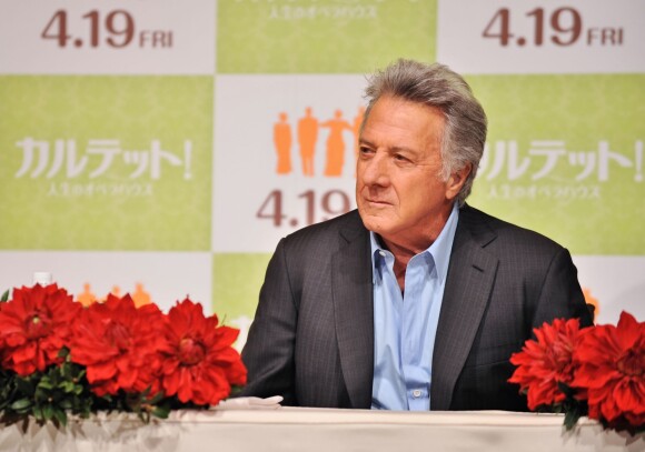 Dustin Hoffman lors de la conférence de presse pour le film "Quartet" à Tokyo, le 9 avril 2013
