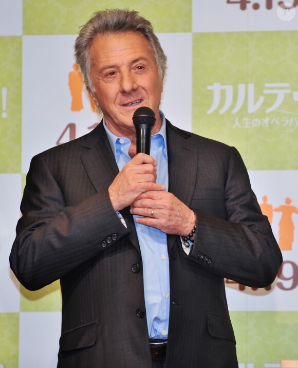 Dustin Hoffman lors de la conférence de presse pour le film "Quartet" à Tokyo, le 9 avril 2013