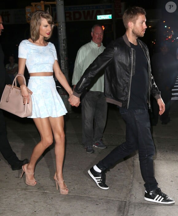 Taylor Swift et son petit ami Calvin Harris ont fait la fête ensemble à New York, le 26 mai 2015