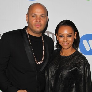 Melanie Brown (Mel B) et son mari Stephen Belafonte - Soirée de Warner Music Group lors des Grammy Awards au Chateau Marmont à Los Angeles, le 8 février 2015 