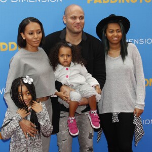 Melanie Brown (Mel B), son mari Stephen Belafonte et ses enfants Angel, Madison et Phoenix - Première du film "Paddington" au Chinese Theatre à Hollywood. Le 10 janvier 2015 