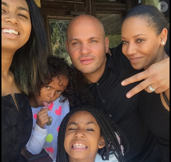 Mel B en famille sur Instagram, juillet 2015