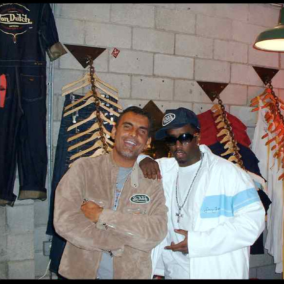 Christian Audigier et Diddy. Juin 2003.