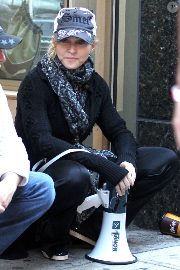 Madonna à New York. Septembre 2010.
