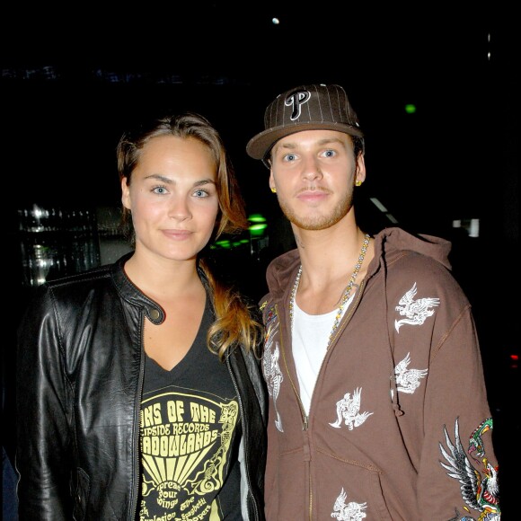 EXCLUSIF - M POKORA ET MELANIE MAUDRAN - SOIREE "SMET" ET "CHRISTIAN AUDIGIER" AU VIP ROOM DANS LE CADRE DU SALON DU PRET A PORTER DE PARIS 03/09/2006 - Paris