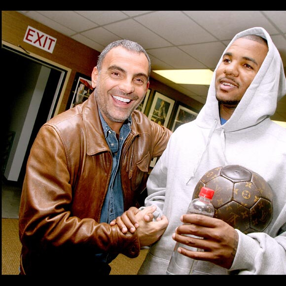 Christian Audigier avec le rappeur Game Los Angeles 2007