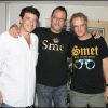 Christian Audigier avec Patrick Bruel, Jean Reno et Christophe Lambert