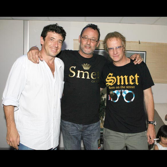 Christian Audigier avec Patrick Bruel, Jean Reno et Christophe Lambert
