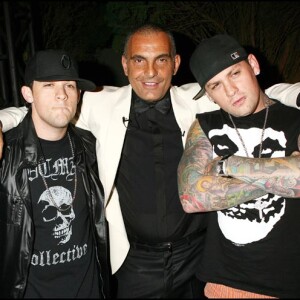 Christian Audigier avec les frères Madden