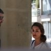 Luka Karabatic et sa compagne Jeny Priez au tribunal correctionnel de Montpellier le 15 juin 2015