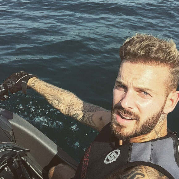 M. Pokora en vacances, le 6 juillet 2015.