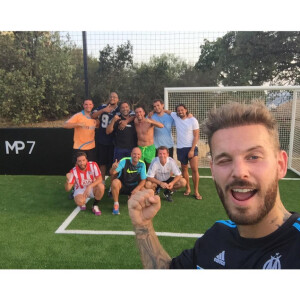 M. Pokora en vacances le 5 juillet 2015.