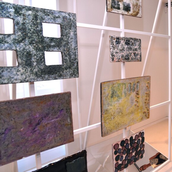 Exclusif - La princesse Caroline de Hanovre participait le 7 juillet 2015 au vernissage de la rétrospective organisée à la Villa Paloma (Nouveau Musée National de Monaco) consacrée au sculpteur et peintre italien Fausto Melotti. Son fils Andrea Casiraghi, avec son épouse Tatiana Santo Domingo, y prenaient également part.