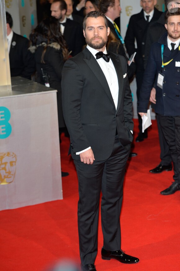 Henry Cavill - Cérémonie des "British Academy of Film and Television Arts" (BAFTA) 2015 au Royal Opera House à Londres, le 8 février 2015.  