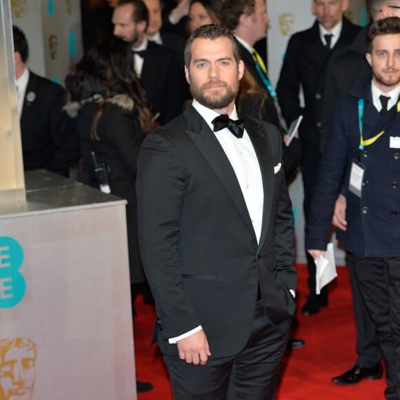 Henry Cavill - Cérémonie des "British Academy of Film and Television Arts" (BAFTA) 2015 au Royal Opera House à Londres, le 8 février 2015.  