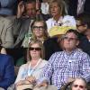 Kate Winslet lors de la finale de Wimbledon opposant Novak Djokovic et Roger Federer le 12 juillet 2015