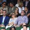 Kate Winslet lors de la finale de Wimbledon opposant Novak Djokovic et Roger Federer le 12 juillet 2015