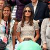 Pippa Middleton  lors de la finale de Wimbledon opposant Novak Djokovic et Roger Federer le 12 juillet 2015