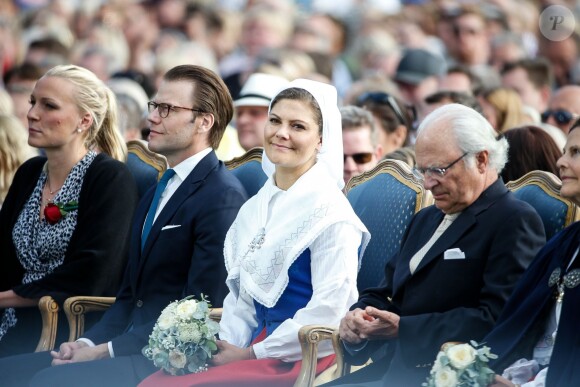 Célébration des 38 ans de la princesse Victoria de Suède le 14 juillet 2015 à Borgholm, sur l'île d'Öland.