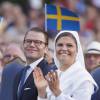 Célébration des 38 ans de la princesse Victoria de Suède le 14 juillet 2015 à Borgholm, sur l'île d'Öland.