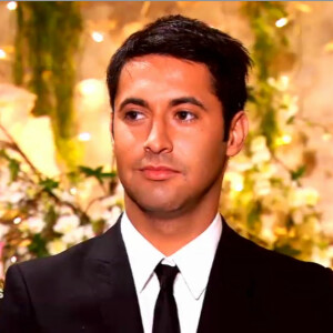 Alexandre, lors de la cérémonie finale de Qui veut épouser mon fils ? saison 4, le vendredi 17 juillet 2015.