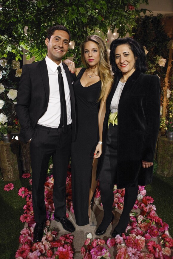 Exclusif - Alexandre, Maddy et Rosa, lors de la cérémonie finale de l'émission Qui veut épouser mon fils ? saison 4 (tournage le 7 mars 2015, diffusion le vendredi 17 juillet 2015).