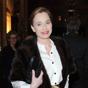 Kristin Scott Thomas - Représentation publique de la pièce de théâtre "The Audience" à l'Apollon Theatre à Londres, suivi de la soirée à l'hôtel Horseguards. Le 5 mai 2015