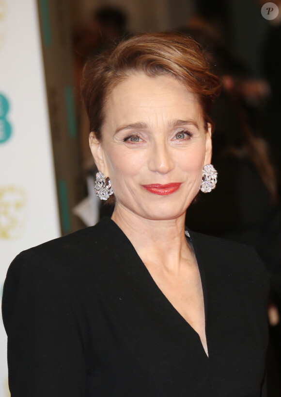 Kristin Scott Thomas - Cérémonie des "British Academy of Film and Television Arts" (BAFTA) 2015 au Royal Opera House à Londres, le 8 février 2015.