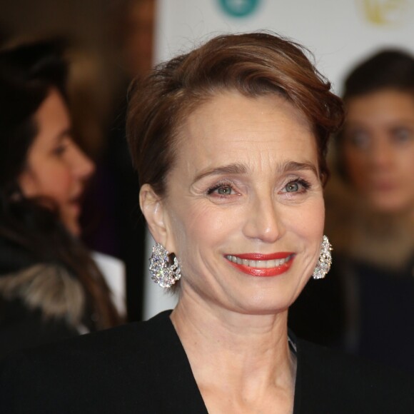 Kristin Scott Thomas - Cérémonie des "British Academy of Film and Television Arts" (BAFTA) 2015 au Royal Opera House à Londres, le 8 février 2015.