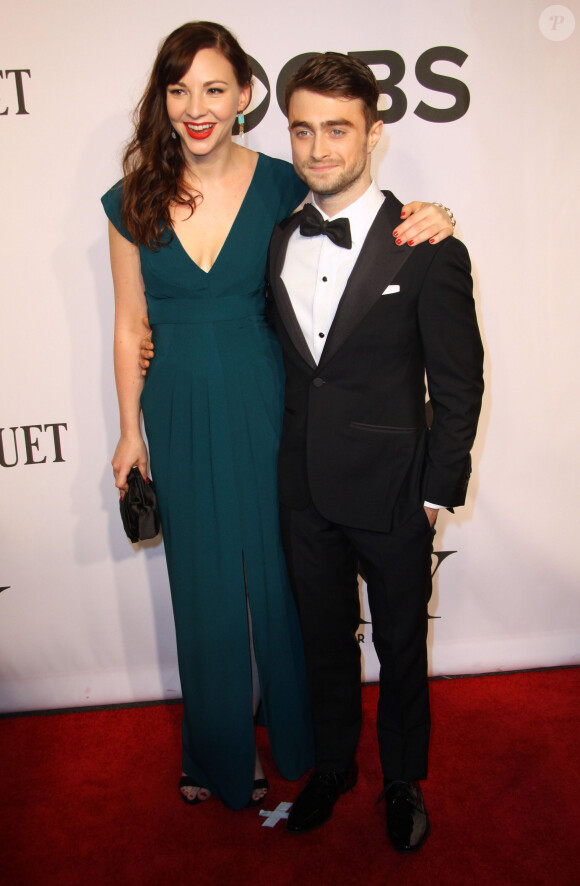 Daniel Radcliffe et sa petite amie Erin Darke - 68e cérémonie des "Tony Awards" à New York, le 8 juin 2014. 