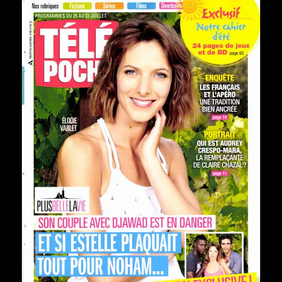 Magazine Télé Poche en kioques le 20 juillet 2015.