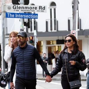 Eva Longoria fait du shopping avec son petit ami Jose Antonio Baston à Intersection Paddington, à Sydney en Asutralie, le 20 juillet 2015.