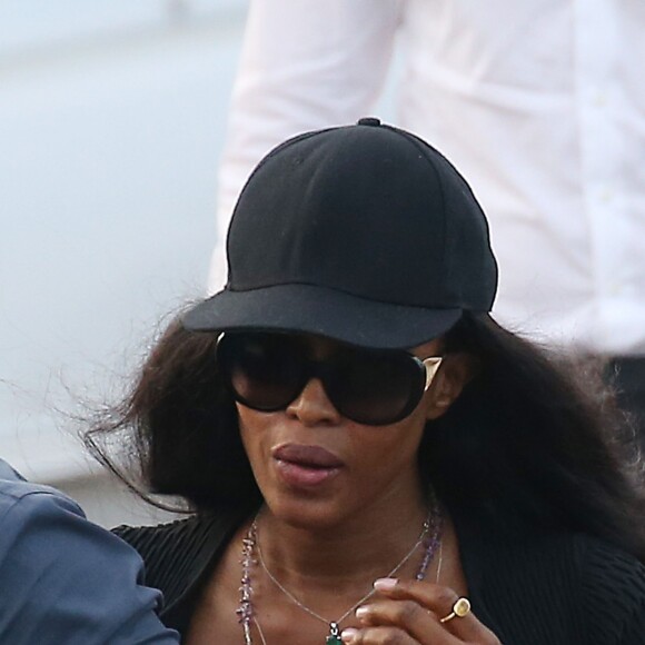 Exclusif - Naomi Campbell arrive à Saint-Tropez, le 21 juillet 2015.