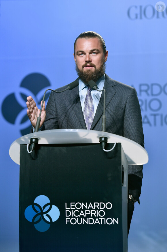 Leonardo DiCaprio à la soirée organisée par Leonardo DiCaprio au profit de sa fondation au Domaine Bertaud Belieu à Gassin le 22 juillet 2015.