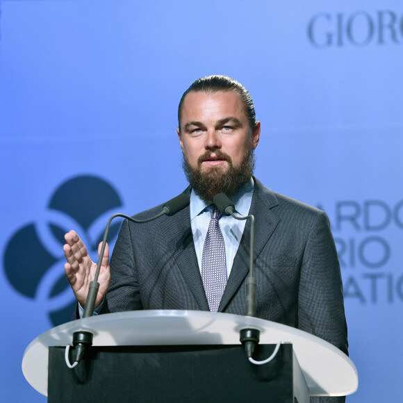 Leonardo DiCaprio à la soirée organisée par Leonardo DiCaprio au profit de sa fondation au Domaine Bertaud Belieu à Gassin le 22 juillet 2015.