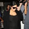 kim Kardashian enceinte arrive à l'aéroport de LAX à Los Angeles, le 22 juillet 2015 en provenance de Paris.