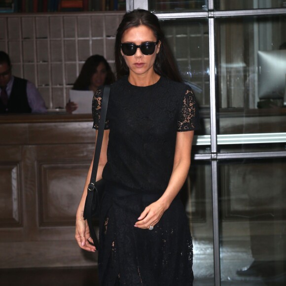 Victoria Beckham dans les rues de New York, le 2 juin 2015. 2 June 2015.  