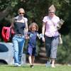 Nicole Richie emmène ses enfants Sparrow et Harlow passer la journée au "Kidspace Children's Museum" à Pasadena, le 22 juillet 2015 