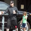 Nicole Richie et son mari Joel Madden vont déjeuner avec leurs deux enfants Harlow et Sparrow au Sweetbutter Cafe de Studio City, Los Angeles, le 30 juin 2015