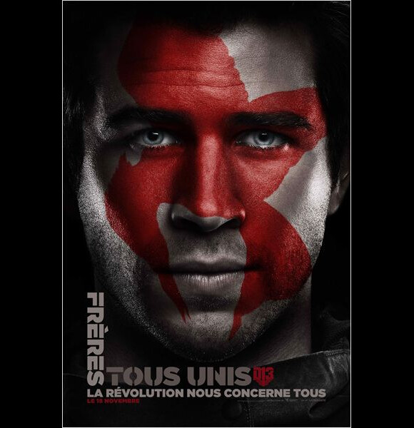 Liam Hemsworth - Affiche-personnage d' Hunger Games – La Révolte : Partie 2