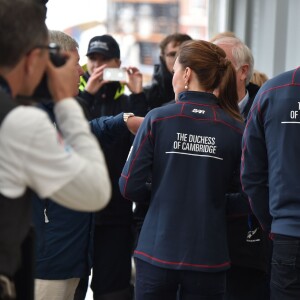 Le prince William et la duchesse de Cambridge, Kate Middleton, assistent à l'America's Cup World Series (ACWS) de Portsmouth, le 26 juillet 2015.