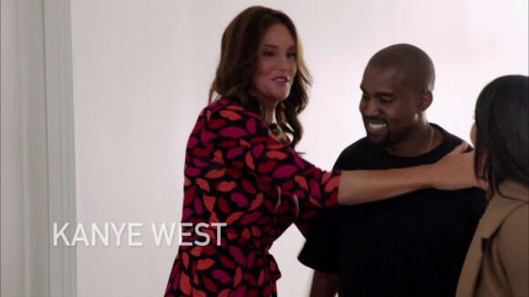 Kanye West, accompagné de Kim Kardashian, rencontre Caitlyn Jenner pour la première fois dans un extrait du premier épisode d'I am Cait, diffusé le 26 juillet 2015 sur E!.