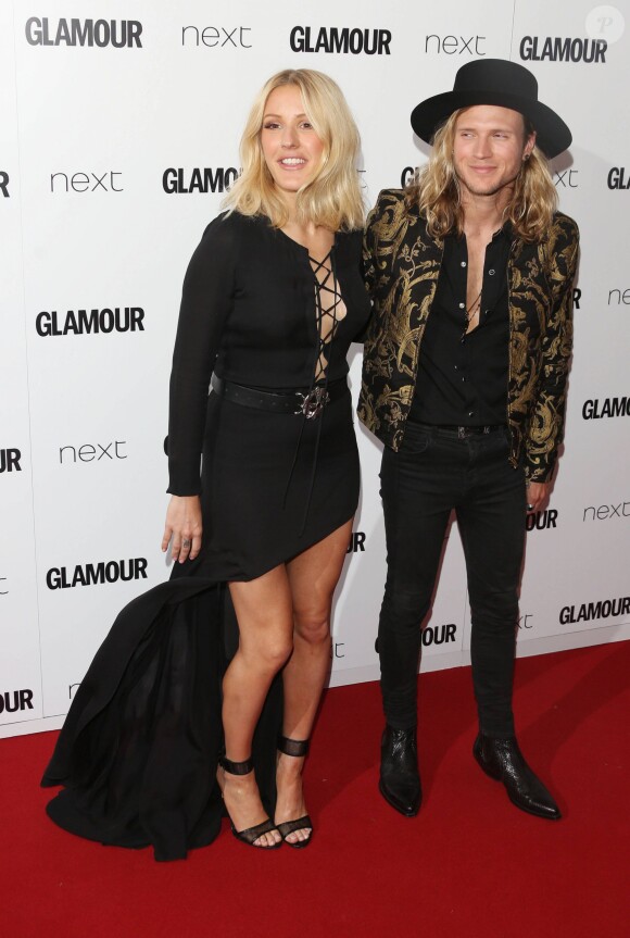 Ellie Goulding et son compagnon Dougie Poynter - Cérémonie des "Glamour Woman of the Year Awards 2015" à Londres, le 2 juin 2015.