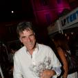 Tex - Soirée hommage à Eddie Barclay pour les 10 ans de sa disparition, une fiesta blanche avec apéro géant, concours de boules, concerts, sur la place des Lices à Saint-Tropez, le 29 juillet 2015.