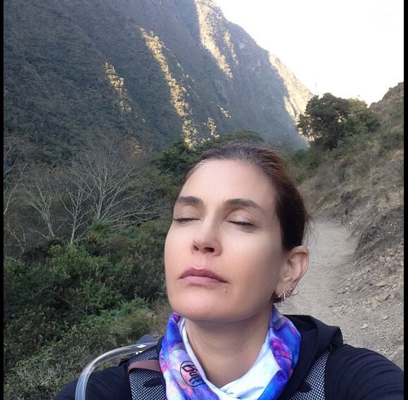 Teri Hatcher en trip au Pérou (photo postée le 18 juillet 2015)