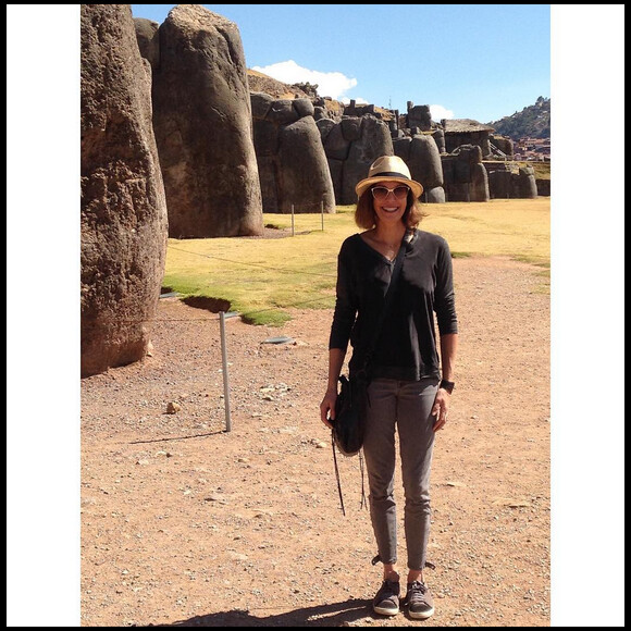 Teri Hatcher en trip au Pérou (photo postée le 14 juillet 2015)