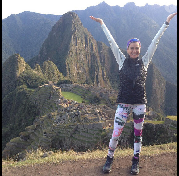 Teri Hatcher en trip au Pérou (photo postée le 20 juillet 2015)