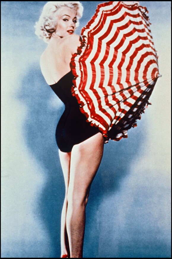 Marilyn Monroe en maillot (photo non datée) 