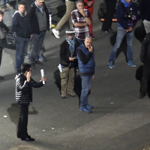 Penélope Cruz sur le tournage du film Zoolander 2 avec Ben Stiller et Owen Wilson à Rome, le 26 avril 2015.